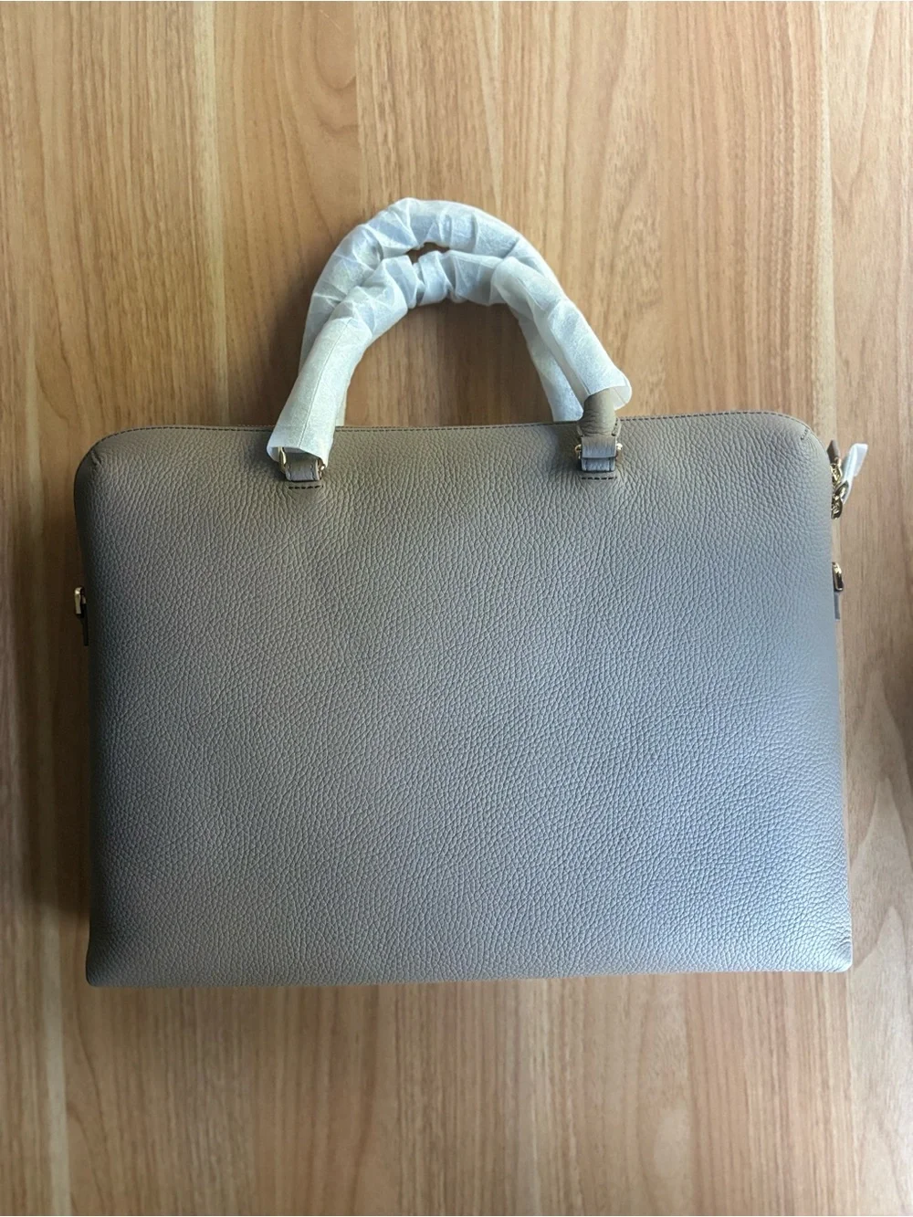 NWT MAISON DE SABRE The Laptop Bag Cashmere Clay Limited Edition